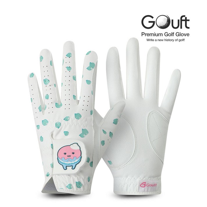 GOUFT 여성용 골프장갑, 컵케이크(왼손)_민트