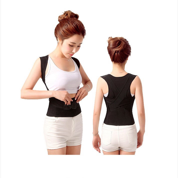 정수생활건강 바른자세 어깨 허리 자세교정밴드 S(20~22인치), 1개