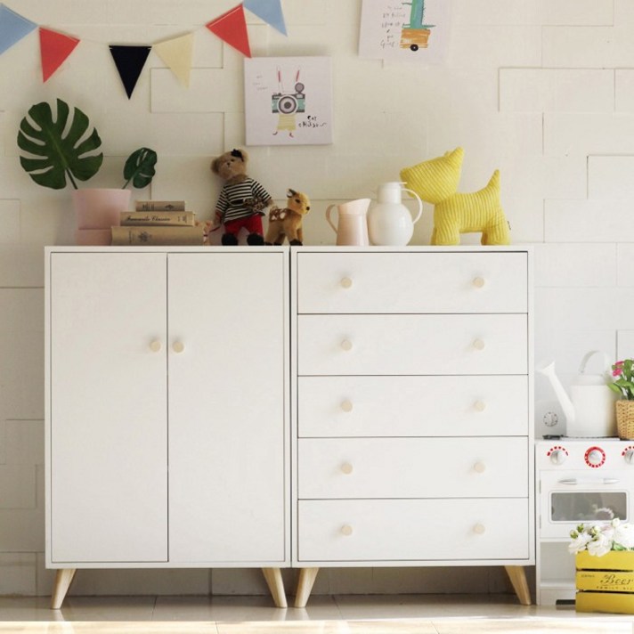 [아이엔지홈] 리오 러블리 베이비장세트 1600 (5종 택1), 화이트