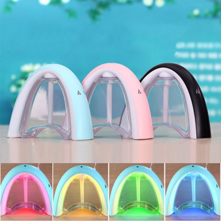 토리몰 USB 무지개 가습기 + 교체필터, 무지개가습기_핑크