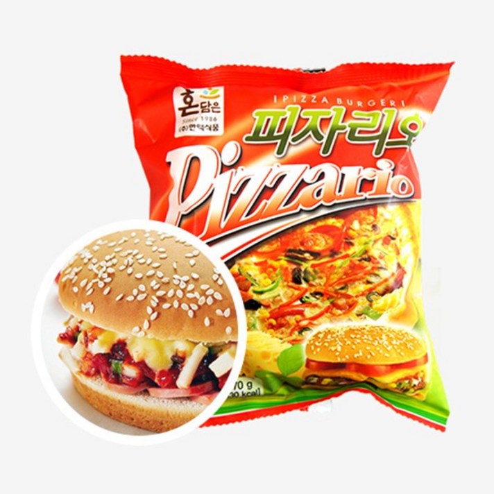 한맥 피자버거 피자리오 버거 10개, 170g