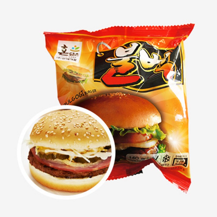 한맥 불고기벅 냉동 버거 10개, 145g