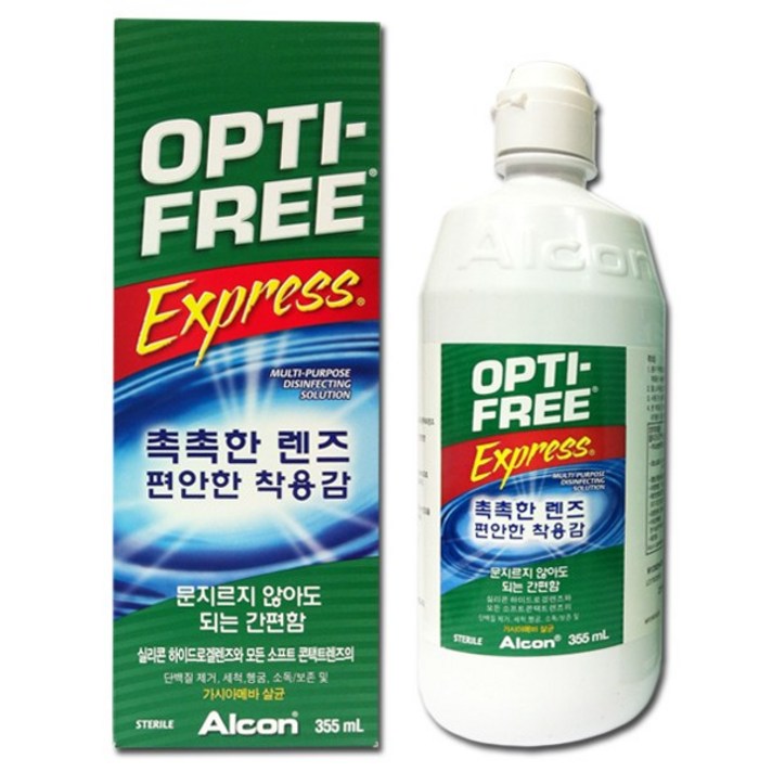 옵티프리 익스프레스 렌즈세정액, 2개, 355ml