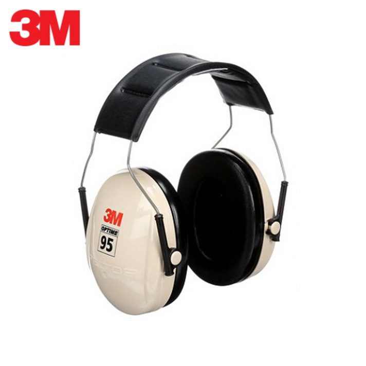 3M 귀덮개 소음차단 청력보호구 귀마개 H6A, 베이지