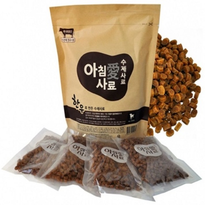 아침애사료 한우로 만든 수제사료 800g, 1개