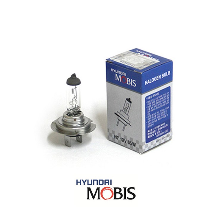모비스 자동차 전조등 전구 H7, H7 12V 85W, 1개