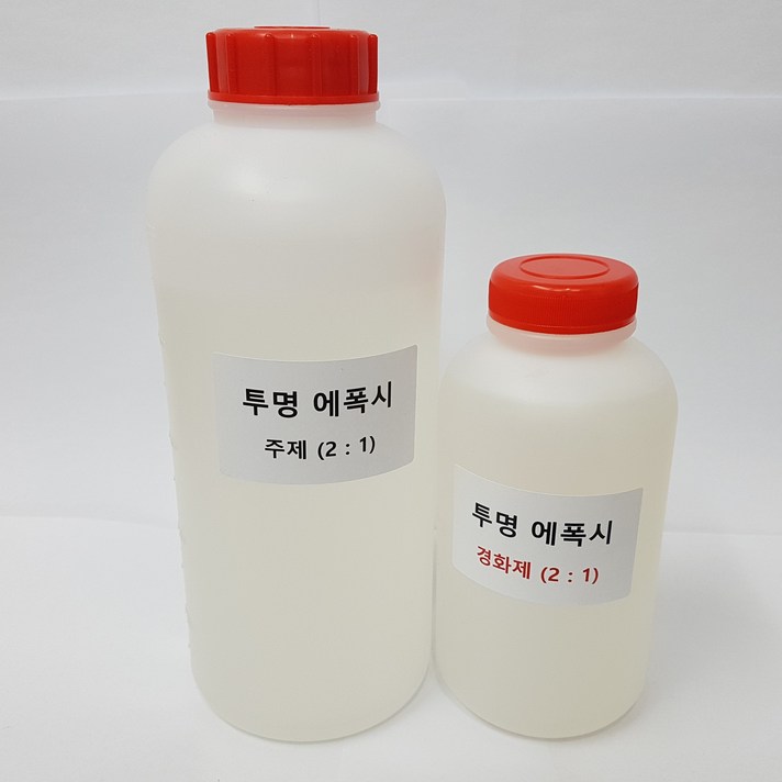투명 에폭시 레진(주제 1kg 경화제 500g)