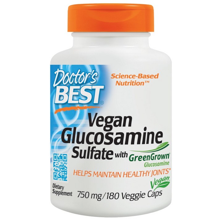 닥터스베스트 비건 글루코사민 설페이트 750mg 베지 캡, 180개입, 1개