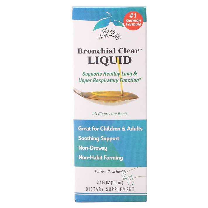 테리네츄럴리 브론키얼 클리어 리퀴드 글루텐 프리 무설탕, 100ml, 1개