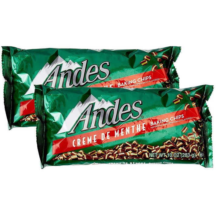 Andes 앤디스 크림 데 민트 베이킹 칩 10oz(283g) 2팩, 1개