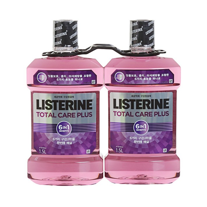 리스테린 토탈케어 플러스 1.5L x 2 구강청결제, 2개입