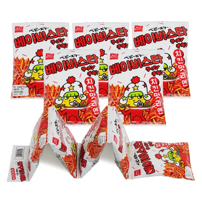베이비스타 치킨맛 라멘 5번들 5set, 100g