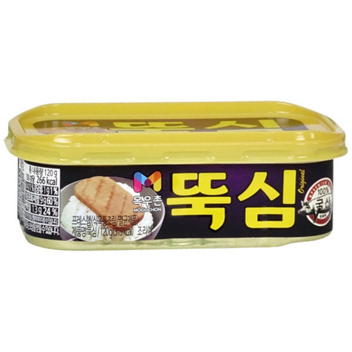 목우촌 뚝심 오리지널 120g, 1개