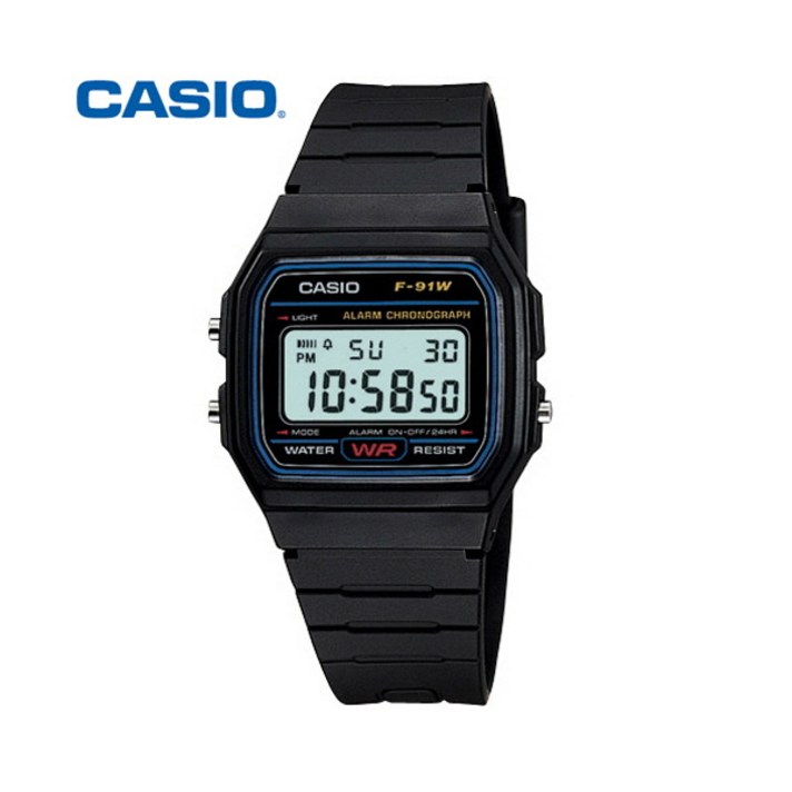 카시오 CASIO 남성용 F-91W-1D 군인시계 군대 군용 전자 스포츠 군인선물 시계