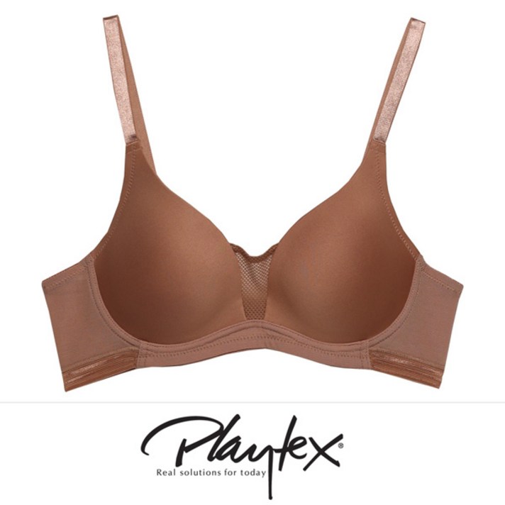 [Playtex]플레이텍스 에센셜 컴포트핏 노와이어 딥베이지 브라 1종 PXWBR8F58T