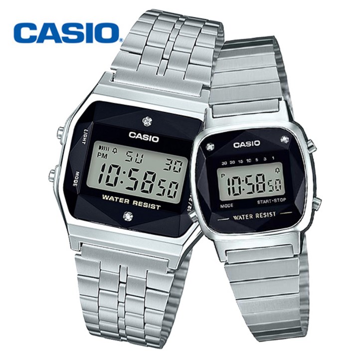 [정품] CASIO 카시오 A159WAD LA670WAD 다이아몬드 커플시계 택1