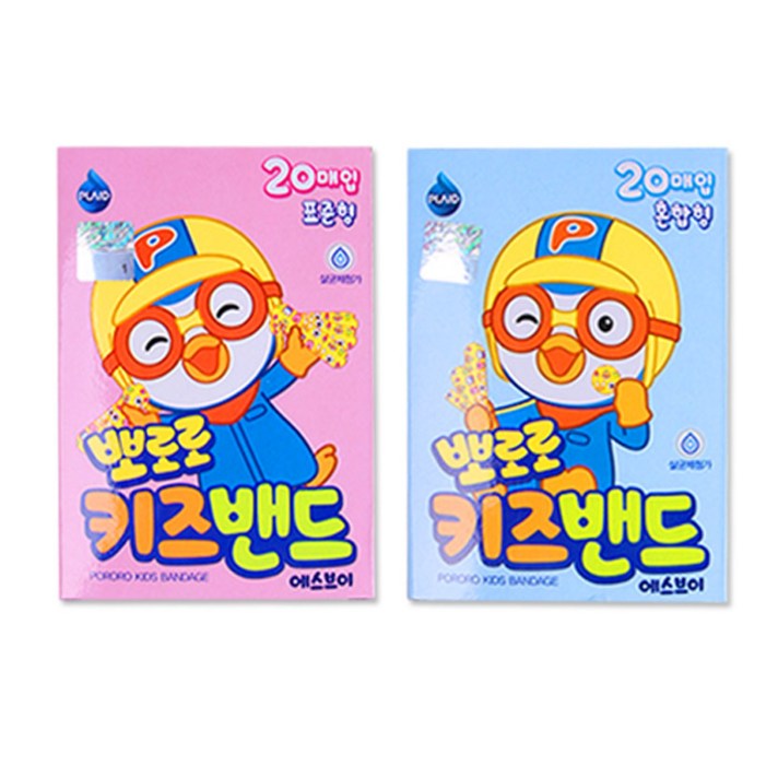 뽀로로 키즈밴드 혼합 10갑, 1개
