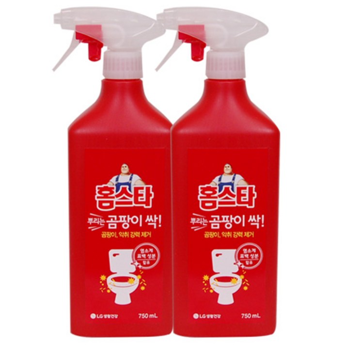 홈스타 뿌리는 곰팡이 싹 세정제, 750ml, 2개
