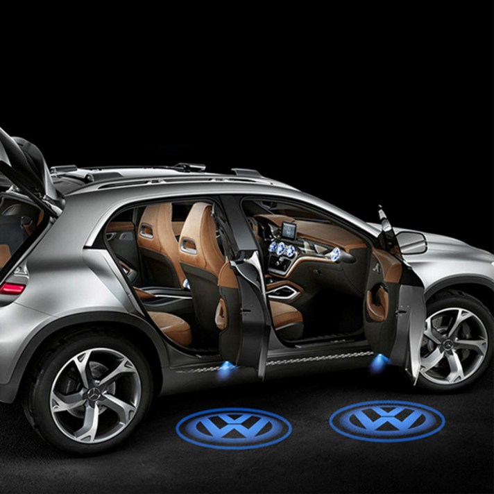 이십이도 자동차 도어 로고 라이트 도어등 도어빔 익스테리어, 도어라이트(2개1세트), 48_쉐보레(2개1세트)