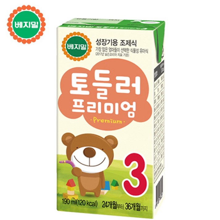 [NEW] 베지밀 토들러 프리미엄 3단계 아기두유, 32개입