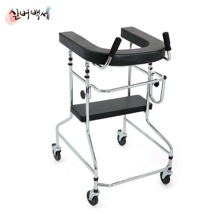 실버백세 어깨보행기 DH-403 U자형 보행보조기 링겔꽂이, 1개