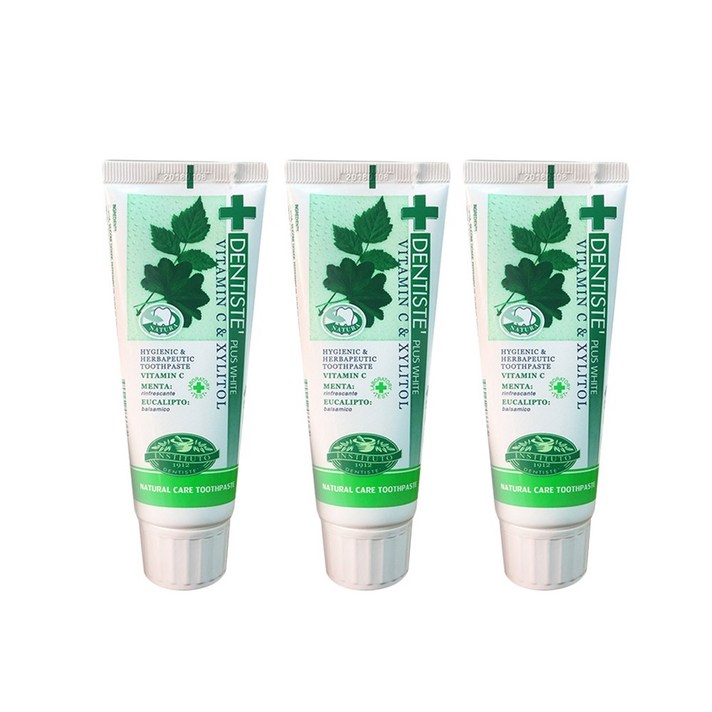 덴티스테 플러스화이트 치약 60g x3개 나이트타임, 3개