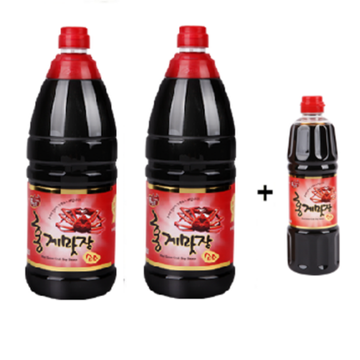 홍일식품 홍게맛장 1.8L 2개구입시 500ml 증정, 2개