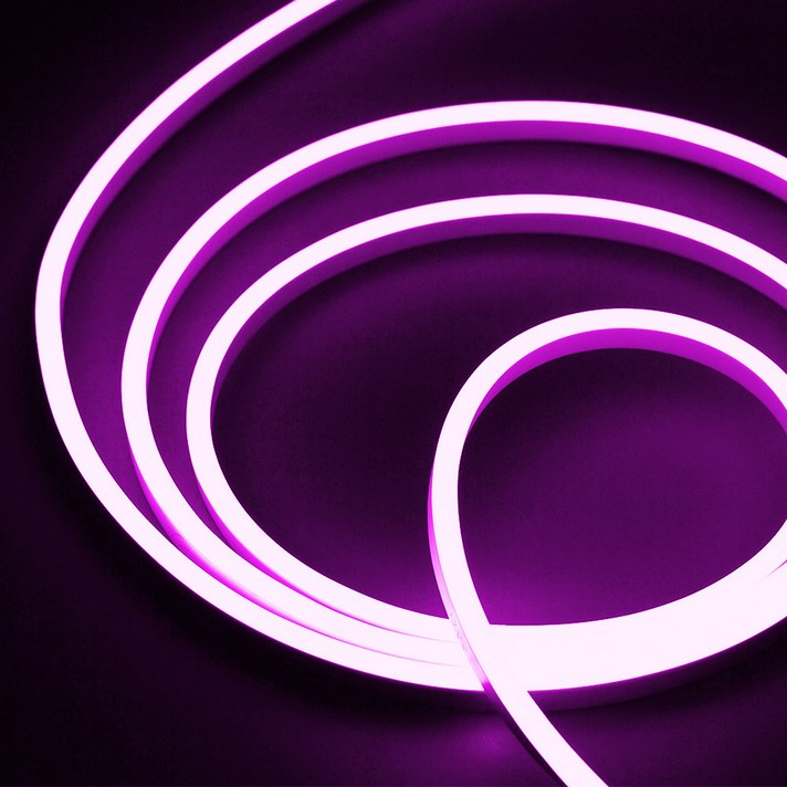 마니LED 주문제작 네온 면발광 LED바 12V 10cm 줄네온 네온사인 무드등, 네온 면발광 LED바 07번_핑크