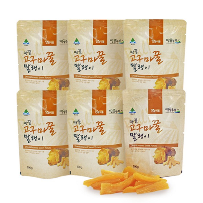 [땅끝식품] 고구마 말랭이 100gX20봉, 20개, 100g