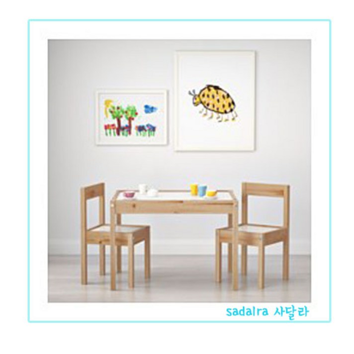 <이케아 어린이책상+의자 세트 (latt)> 이케아 LATT, 어린이책상+의자2″> </div>
<div class=