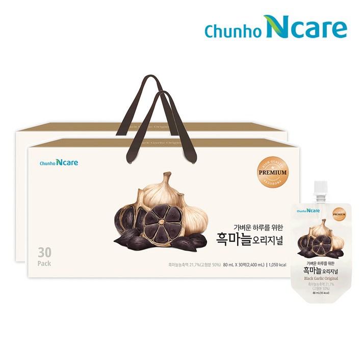 흑마늘 오리지널 액기스 80ml 30개입, 2박스