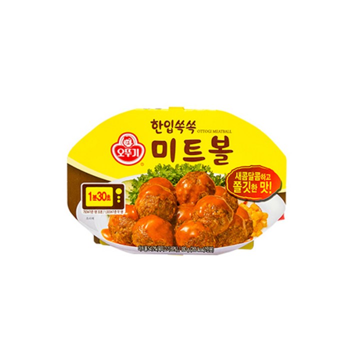 오뚜기 한입쏙쏙 미트볼렌지180g 1박스 12입