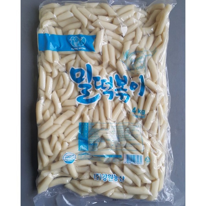 떡볶이 밀떡볶이 미니(토막)볶이 중량 4kg 강원농산 분식재료, 1개