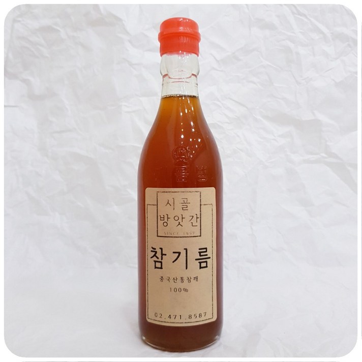 시골방앗간 직접 짠 옛날 참기름 350ml, 1개