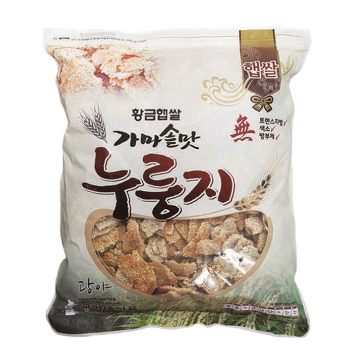 [구가네식품] 국내산쌀100% 햅쌀 누룽지, 3kg, 1개