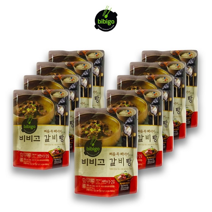 비비고 갈비탕, 400g, 9개