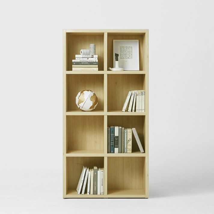 한샘 샘 책장 4단 80cm 시공, 색상:크림화이트(A)