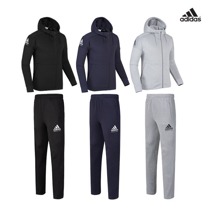 아디다스 마샬아츠 정품 Tracksuit 후드 트레이닝복세트 스포츠 TR70 남녀공용
