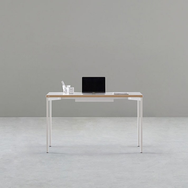 데스커 [데스커] DSAD612D 컴퓨터데스크 (1200x600), 상판-화이트/다리-화이트