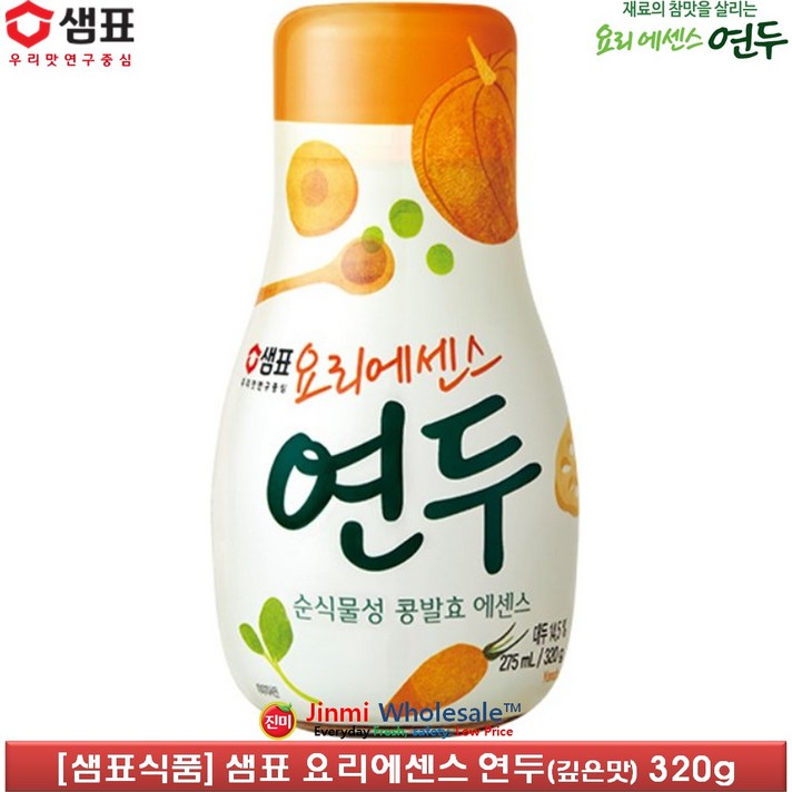 샘표식품 샘표 요리에센스 연두 깊은맛 320g, 275ml, 1개