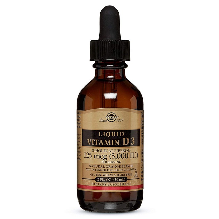 Solgar 리퀴드 비타민 D3 5000 IU, 59ml, 1개