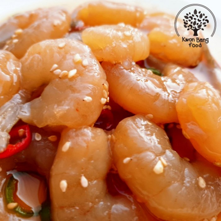 [권뱅푸드] 짜지않은 깐 간장새우 장 1kg (35마리 내외), 1통