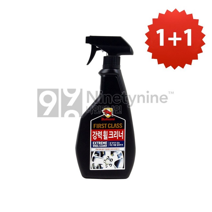 1+1 불스원 강력 휠크리너-600ml, 2개, 600ml