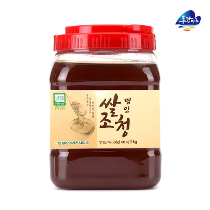 [영월농협] 동강마루 쌀조청 3kg, 1박스