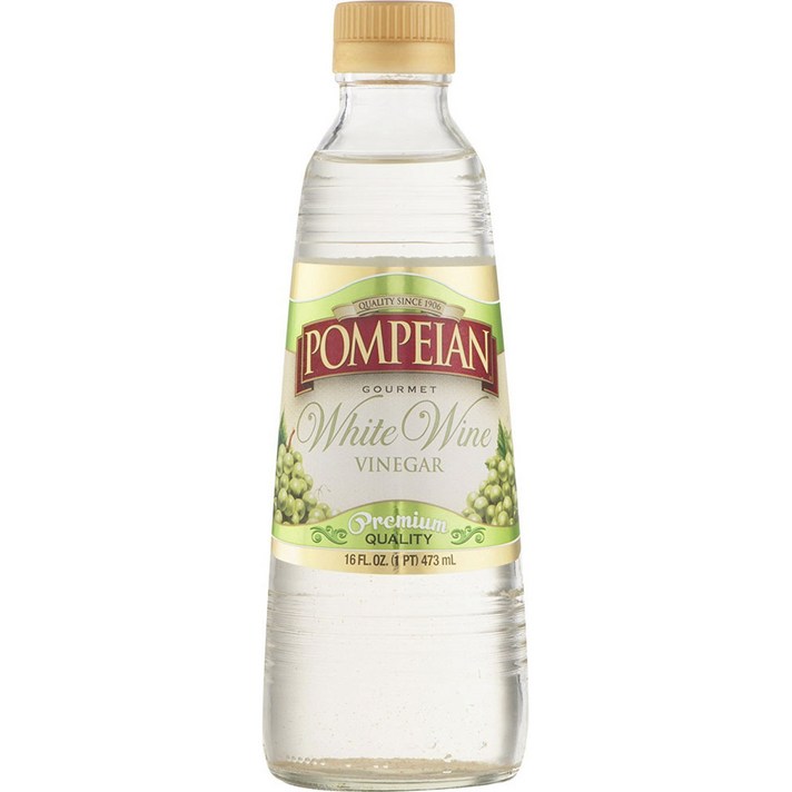 폼페이안 화이트 와인 비니거 프리미엄 퀄리티 글루텐 프리, 1개, 473ml
