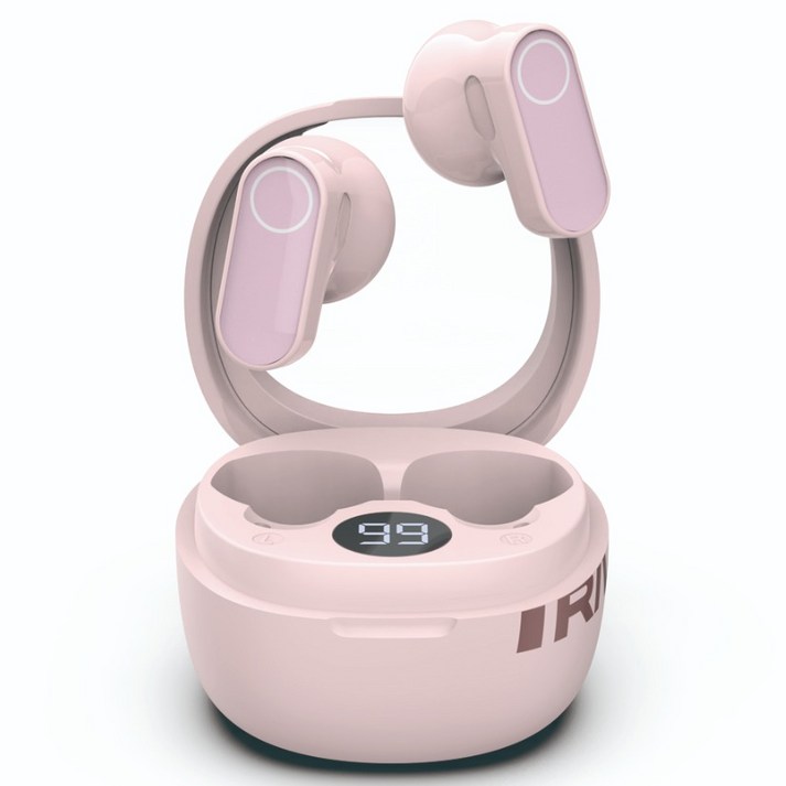 아이리버 미니 블루투스 무선 이어폰, IHBTTP30, 핑크