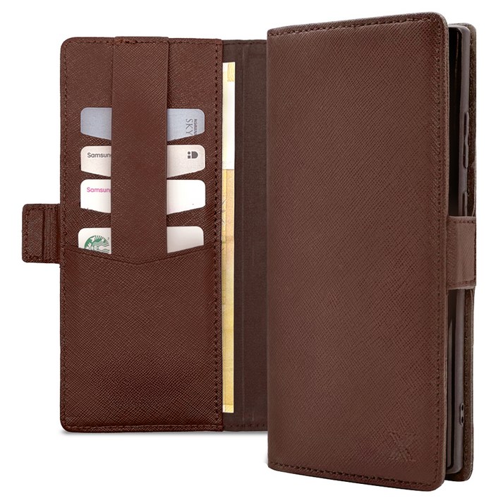 엑씨 테일러 베이직 카드수납 지갑 가죽 다이어리형 휴대폰 케이스