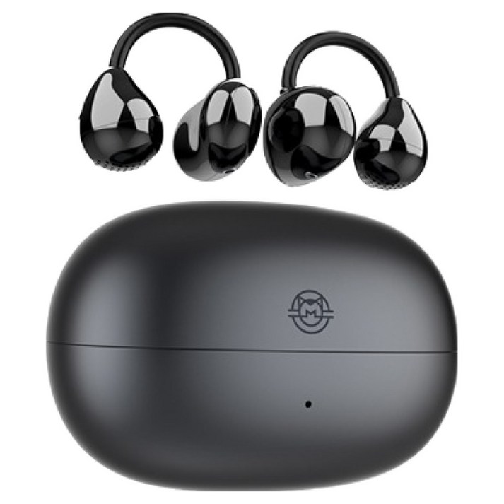 뮤젠 트리클 클립 온 초경량 오픈형 블루투스 무선 이어폰 글로시, Muzen MW_W3I, 글로시 차콜