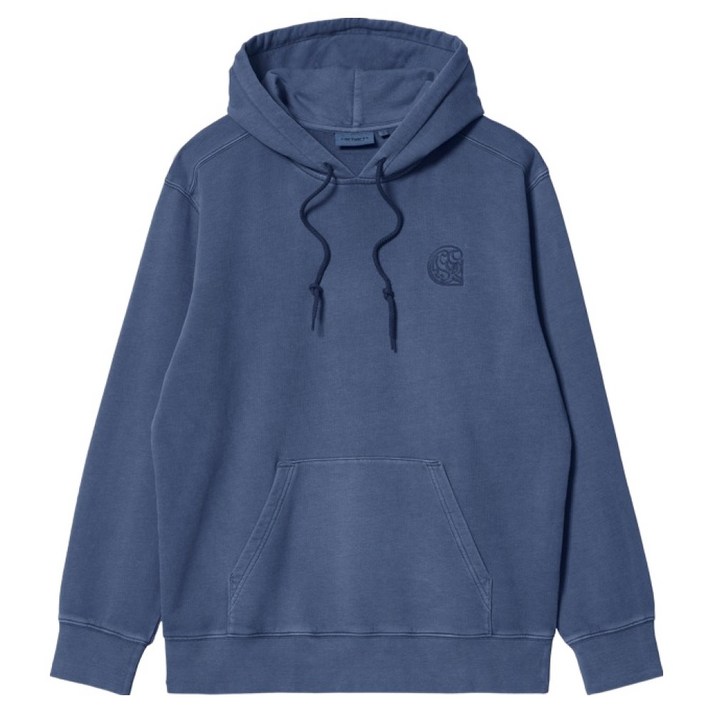 칼하트윕 남성용 WIP 후디드 벌스 패치 스웻셔츠