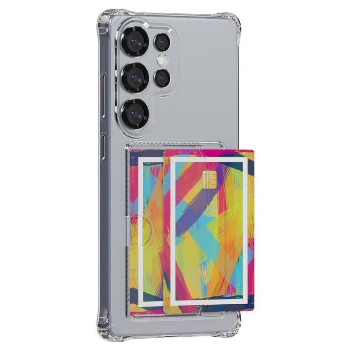 케이스퍼시픽 투명 3장 수납 휴대폰 케이스